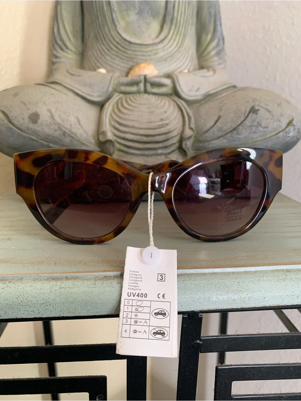 Source Unknown Tortoiseshell Sunglasses with Brown Lenses